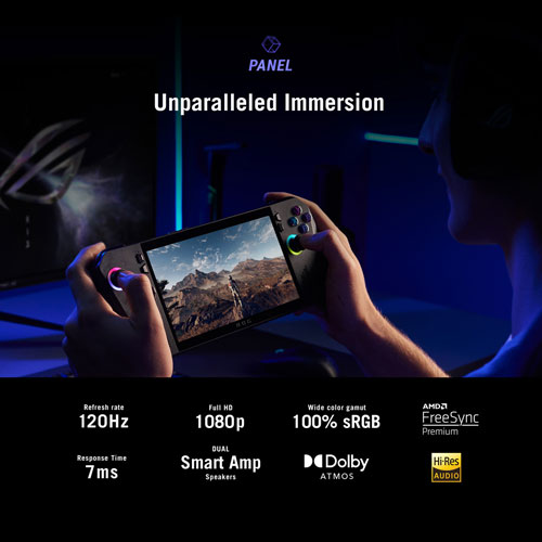 Console de jeu tactile 1080p ROG Ally X de 7 po d'ASUS