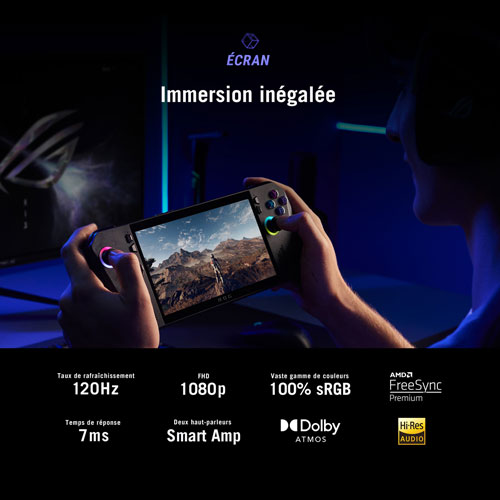 Console de jeu tactile 1080p ROG Ally X de 7 po d'ASUS