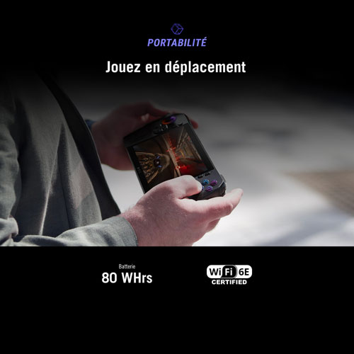 Console de jeu tactile 1080p ROG Ally X de 7 po d'ASUS