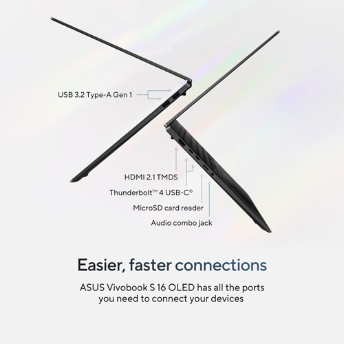 ASUS Vivobook S 16 OLED 16" Laptop - Neutral Black