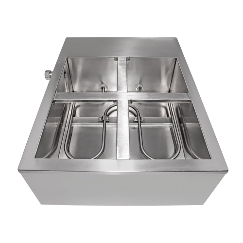 GR-D2002-4 Chocolate Melting Pot | Electric Warmer | 4 Tanks | 110V