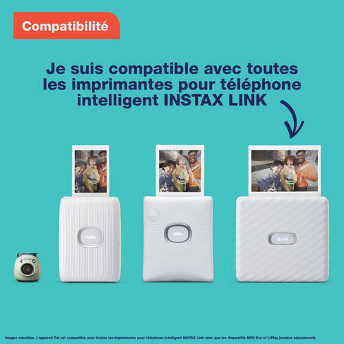 Fujifilm Instax Pal Digital Camera - Milky White