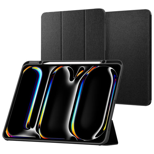 Étui folio Urban Fit de Spigen pour iPad Pro 13 po - Noir