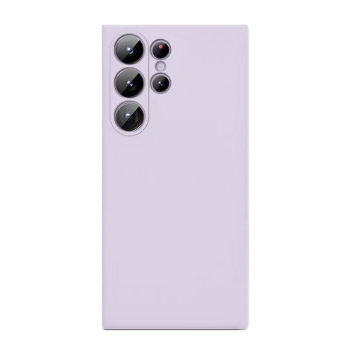 PANDACO Soft Shell Matte Pastel Purple Case for Samsung Galaxy S24 Ultra