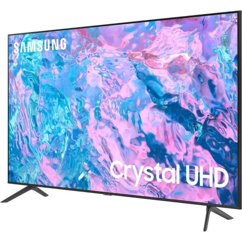 SAMSUNG 65-Inch Crystal UHD CU7000 Series Smart TV: PurColor, Object Tracking Sound Lite, Q-Symphony, 4K Upscaling, HDR, Gaming Hub - [UN65CU7000FXZC]