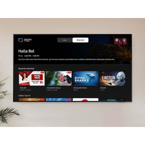 SAMSUNG 65-Inch Crystal UHD CU7000 Series Smart TV: PurColor, Object Tracking Sound Lite, Q-Symphony, 4K Upscaling, HDR, Gaming Hub - [UN65CU7000FXZC]