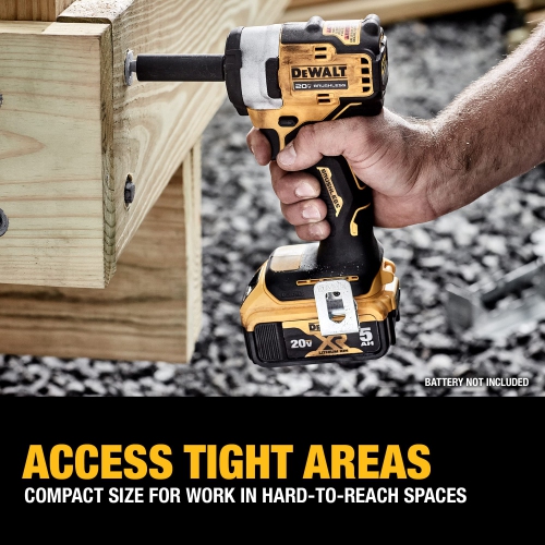 DEWALT 20V MAX Brushless Cordless Compact 3/8In Impact Wrench (Tool Only)