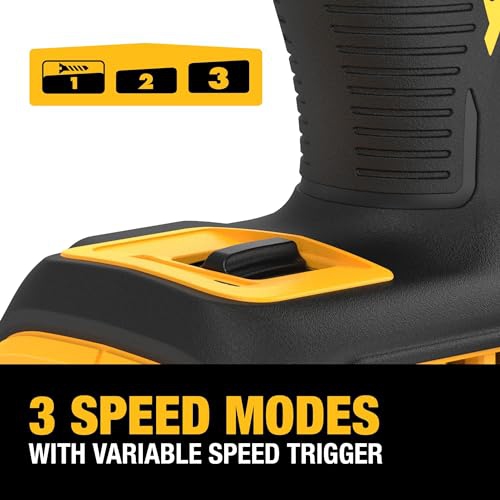 DEWALT 20V MAX XR Cordless Impact Driver, Brushless, 3-Speed, Tool Only