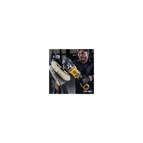 DEWALT 20V MAX* XR Cordless Polisher, Rotary, Variable Speed, 7-Inch, 180 mm, Tool Only