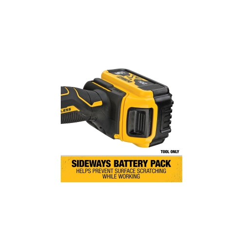 DEWALT 20V MAX* XR Cordless Polisher, Rotary, Variable Speed, 7-Inch, 180 mm, Tool Only