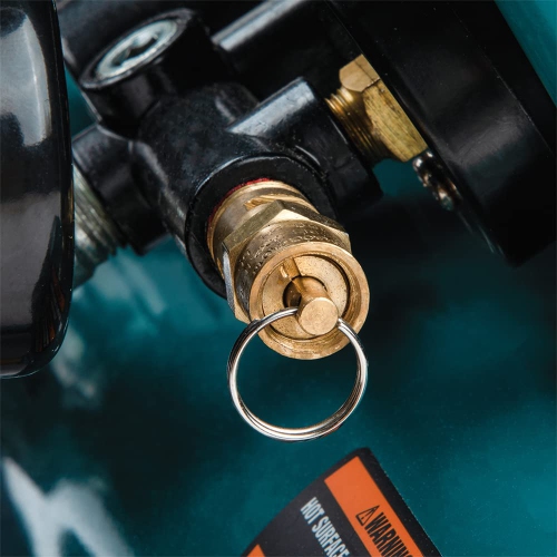 Makita MAC100Q Quiet Series, 1/2&nbsp;HP, 1 gallons, compact, sans huile, compresseur d'air électrique