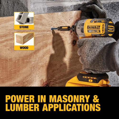 DEWALT 20V MAX XR Impact Driver, Brushless, 3-Speed, 1/4-Inch, Tool Only