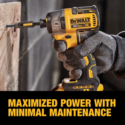 DEWALT 20V MAX XR Impact Driver, Brushless, 3-Speed, 1/4-Inch, Tool Only