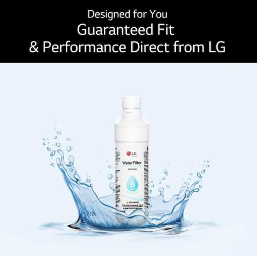 LG – Filtre à eau de rechange LT1000P2 pour réfrigérateur, 6 mois/200 gallons, 2 unités, blanc.
