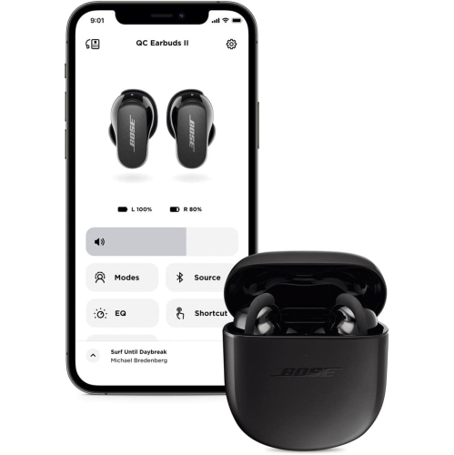 Refurbished(Good)- Bose QuietComfort Earbuds II- Triple Black