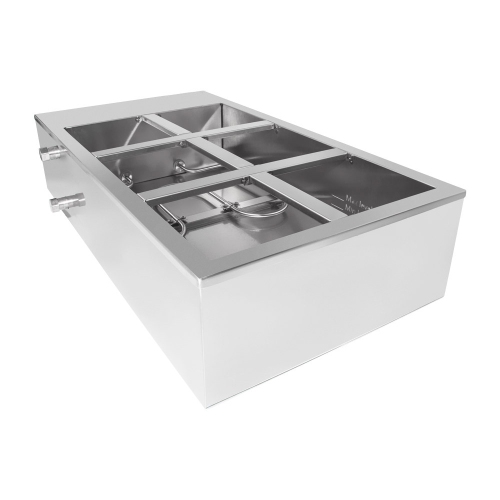 GR-D2002-6 GorillaRock Chocolate Melting Pot | Electric Warmer | 27 lb | 6 Tanks | 110V