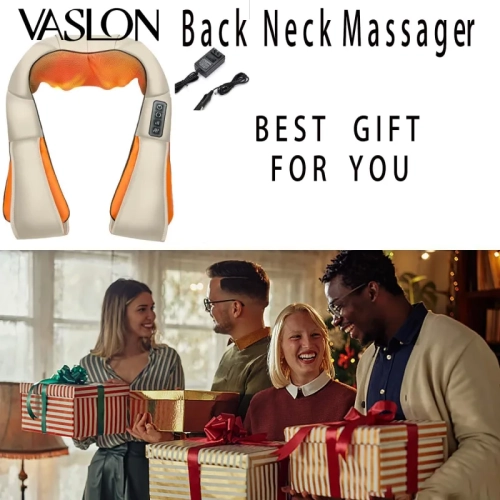 Electric Shiatsu Shoulder & Neck Massager with Heat - Deep Tissue Back and Muscle Relief, Perfect Gifts for Women and Men, Father's Day and Mother's