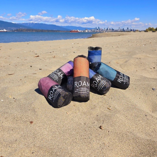 ROAM 3 Set Everywhere Towels 100% Sustainable GRS Certified | Blueberry Bliss