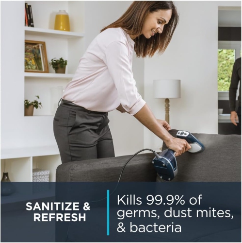 Rowenta X-Cel Handheld Steamer for Clothes 25 Second Heatup, 6.7 Ounce Capacity, Cotton, Wool, Poly, Silk, Linen, Nylon 1600 Watts