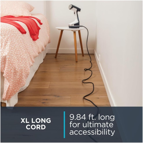 Rowenta X-Cel Handheld Steamer for Clothes 25 Second Heatup, 6.7 Ounce Capacity, Cotton, Wool, Poly, Silk, Linen, Nylon 1600 Watts