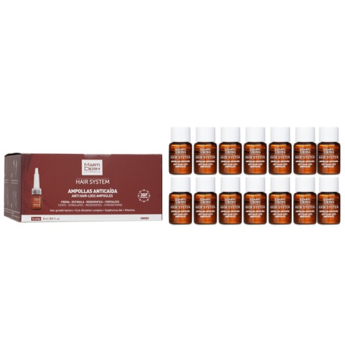 MARTIDERM  Hair System Anti Hair-Loss Ampoules 14 Ampoulesx3Ml