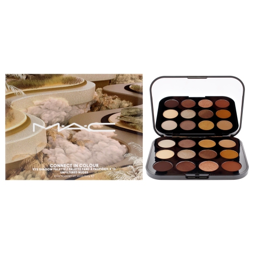 MAC  Connect In Colour Eye Shadow (12X Eyeshadow) Palette - # Unfiltered Nudes 12.2G/0.43OZ
