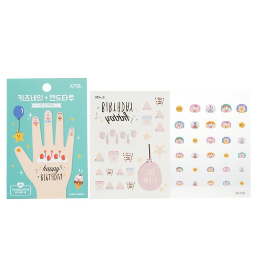 April Nail + Hand Tattoo - # St-02k - 1pc