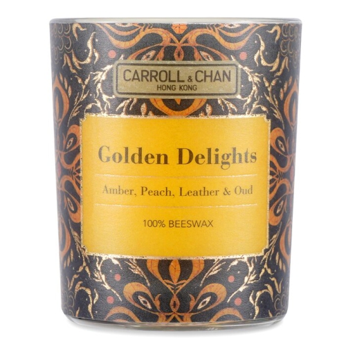 CARROLL &AMP CHAN  100% Beeswax Votive Candle - Golden Delights 65G/2.3OZ