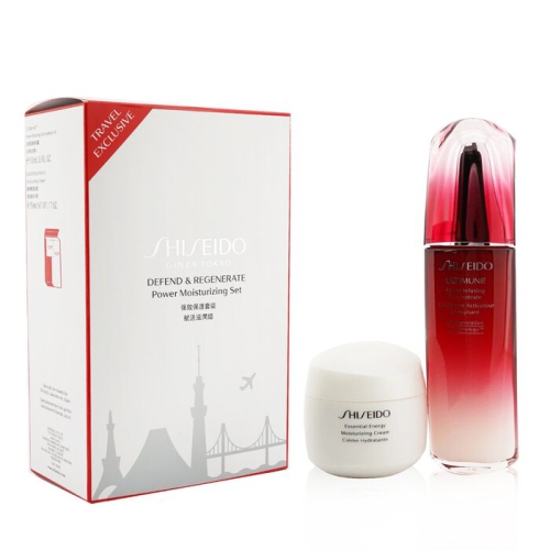 Defend &amp; Regenerate Power Moisturizing Set: Ultimune Power Infusing Concentrate N 100ml + Essential Energy Moisturizing Cream 50 ml 2pcs