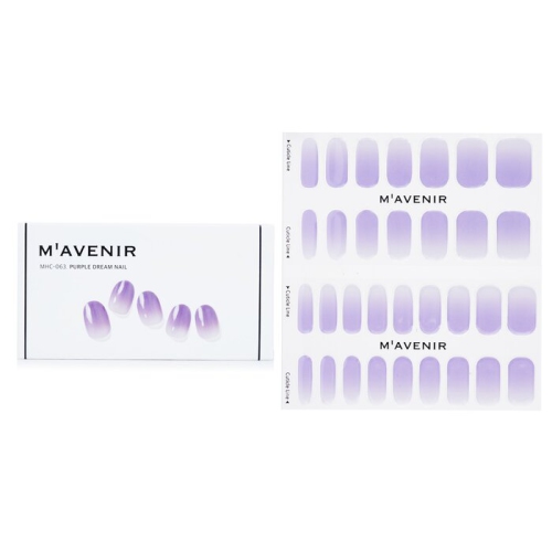 Nail Sticker - # Purple Dream Nail 32pcs