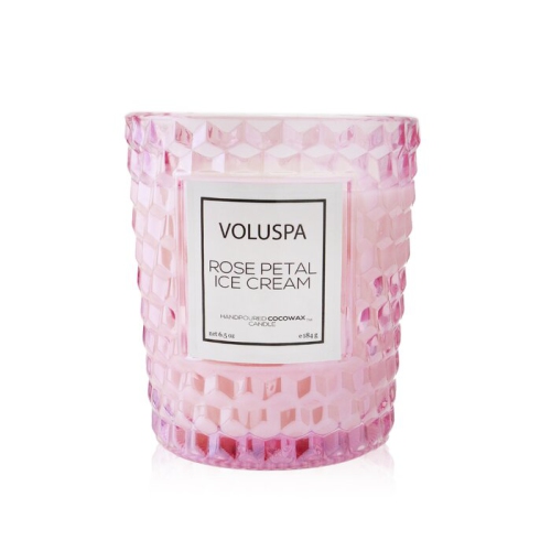 VOLUSPA  Classic Candle – Rose Petal Ice Cream 184G/6.5OZ The Best Candles