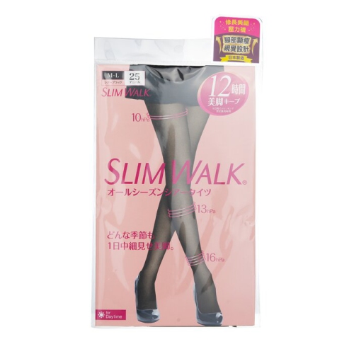 Compression Pantyhose With Supporting Function For Pelvis - # Black - 1pair