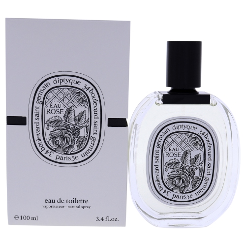 DIPTYQUE  Eau Rose By for Women - 3.4 OZ Edt Spray