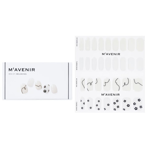 MAVENIR  Nail Sticker (White) - # Mellow Nail 32PCs