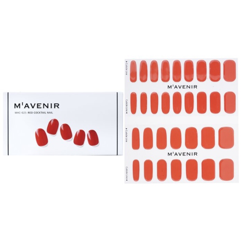 MAVENIR  Nail Sticker - # Cocktail Nail 32PCs In Red