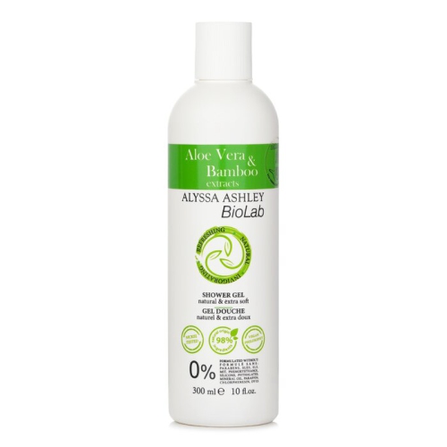ALYSSA ASHLEY  Biolab Aloe Vera & Bamboo Shower Gel 300Ml/10OZ
