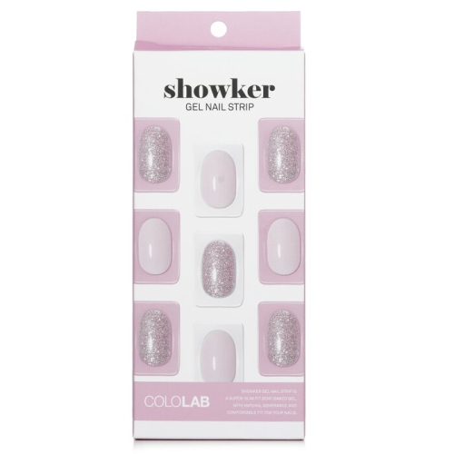 Showker Gel Nail Strip # CSF101 Syrup Pink 1pcs