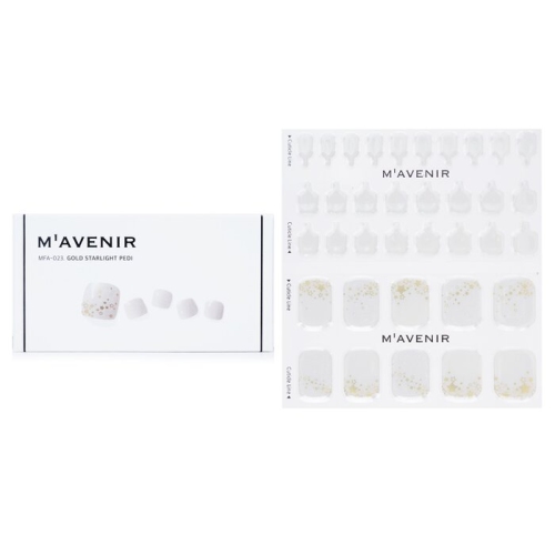 MAVENIR  Nail Sticker (White) - # Starlight Pedi 36PCs In Gold