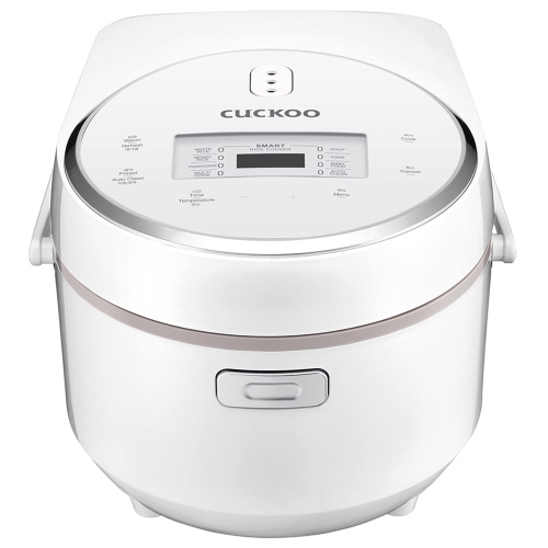 CUCKOO  Cr-0810F | 8-Cup (Uncooked) Micom Rice Cooker | 9 Menu Options: Rice, Cake, Soup & More In White