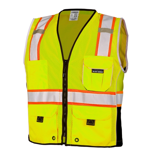 ML KISHIGO  1513 Ultra-Cool Polyester Series Heavy Duty Vest, 2X-Large, Lime In Black