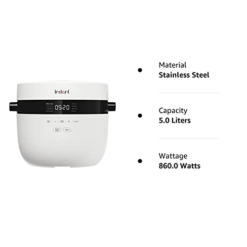 Instant 20-Cup Rice Cooker, Rice and Grain Multi-Cooker with Carb Reducing Technology without Compromising Taste or Te..