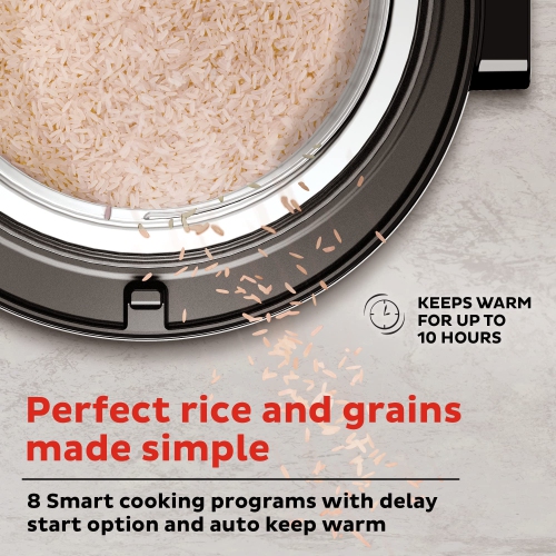 Instant 20-Cup Rice Cooker, Rice and Grain Multi-Cooker with Carb Reducing Technology without Compromising Taste or Te..