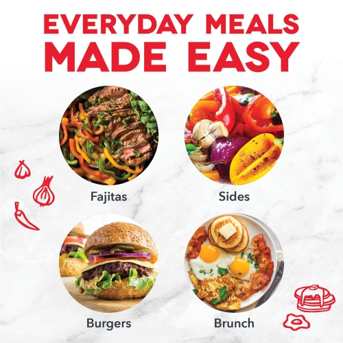 DASH Deluxe Everyday Electric Griddle with Dishwasher Safe Removable Nonstick Cooking Plate for Pancakes, Burgers - Aqua