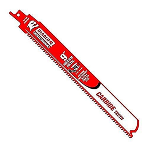 FREUD  -Diablo Ds0910Cf3 Diablo 9" Carbide Medium Metal Reciprocating Blade (3 Pack), Multi, One Size