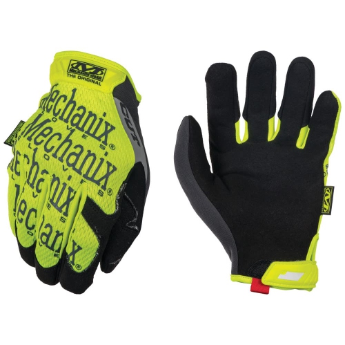 MECHANIX WEAR  : The Original E5 Work Gloves - Cut Resistant, Touch Capable (Large, Fluorescent Yellow)