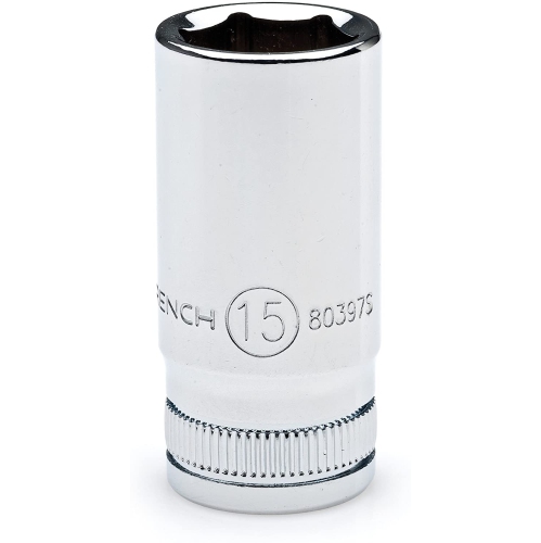 GEARWRENCH 47 Pc. 1/4" Drive 6 Pt. Socket Set, Standard & Deep, SAE/Metric - 80314D