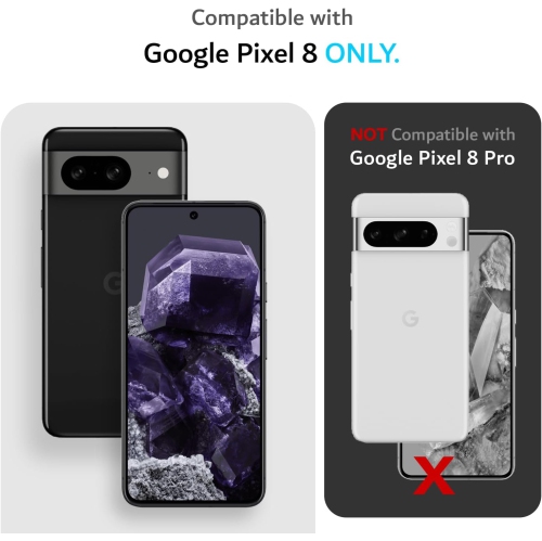 Étui MergeGrip de TUDIA pour Pixel 8 de Google de qualité militaire - Vert pin