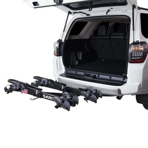Saris Freedom Bike Hitch Car Rack, 4-Bicycle Carrier , Black