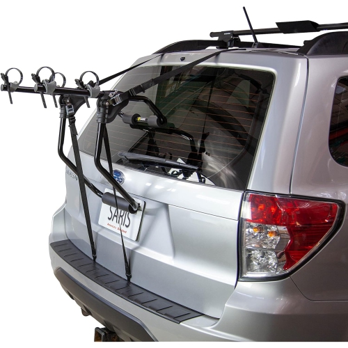 Saris Guardian Trunk Bike Rack Mount, No Assembly Bike Cargo Rack for Cars, 2 Bikes