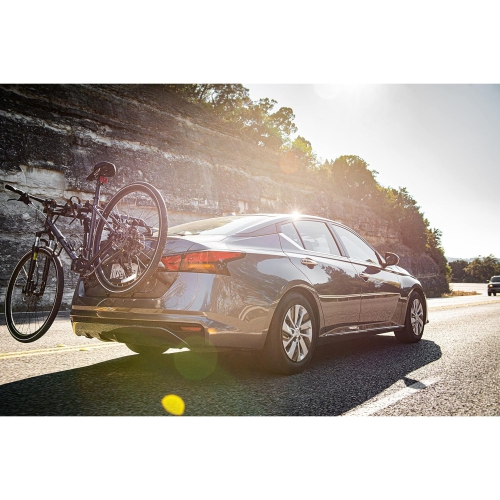 Saris Guardian Trunk Bike Rack Mount, No Assembly Bike Cargo Rack for Cars, 2 Bikes